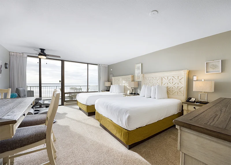 Inn at Spanish Head oceanfront studio two queens